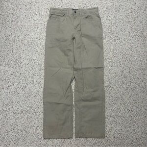 The North Face Mens 32 Regular Pants Beige Cotton Blend Straight Outdoor Hiking